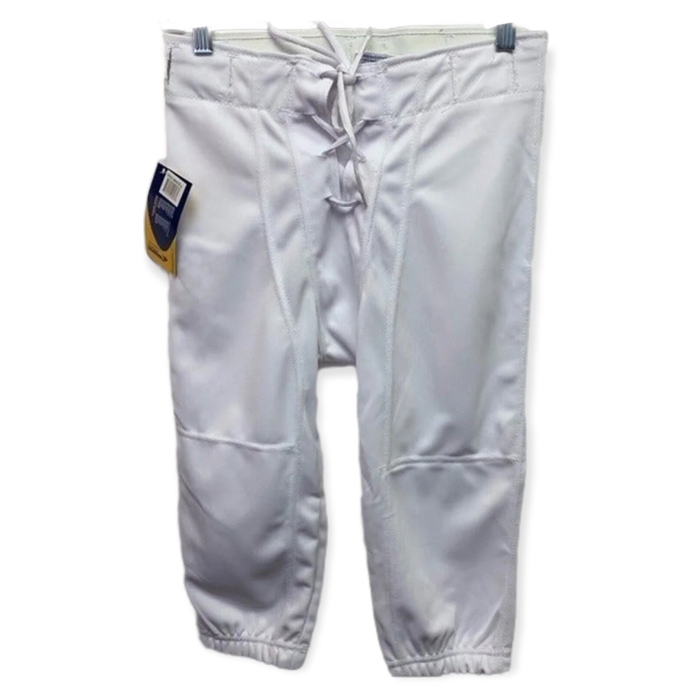Champro Sports Football Practice‎ Pants Boys YL White Reinforced Training NEW